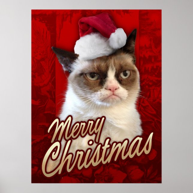 Grumpy Cat God jul Poster (Framsidan)
