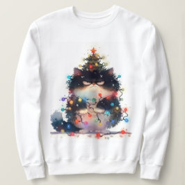 Grumpy Cat i julklapp Ljus Finny Cat T Shirt