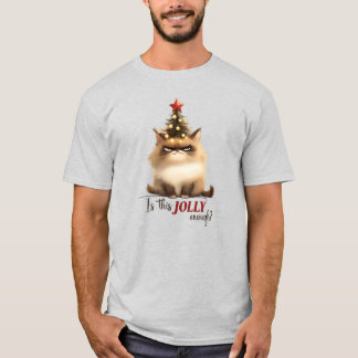 Grumpy Cat julfinne T Shirt