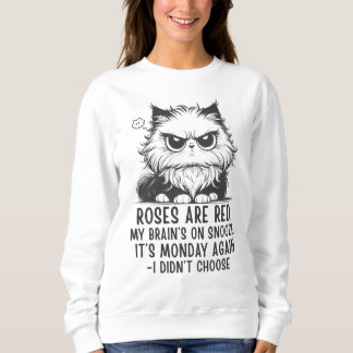 Grumpy Cat måndagsslummer Roligt arbete T Shirt