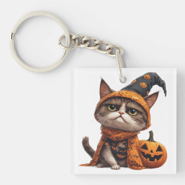 Grumpy Cat Med Jack O Lantern Kompis 🎃 (Framsidan)