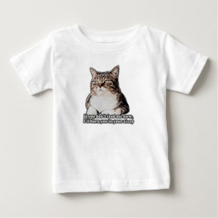 Grumpy cat meme för kattpersoner och kittens ägare t shirt