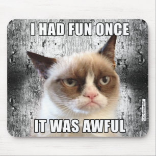 Grumpy Cat™ Mousepad - jag hade roligtens gång. Musmatta