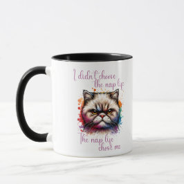 Grumpy Cat "Nap Life" Funny offertdesign Mugg