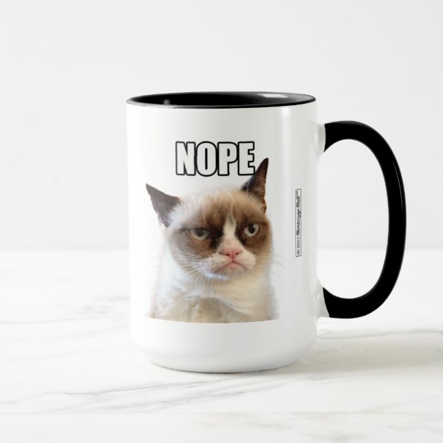 Grumpy Cat™ NOPE Mugg (Höger)