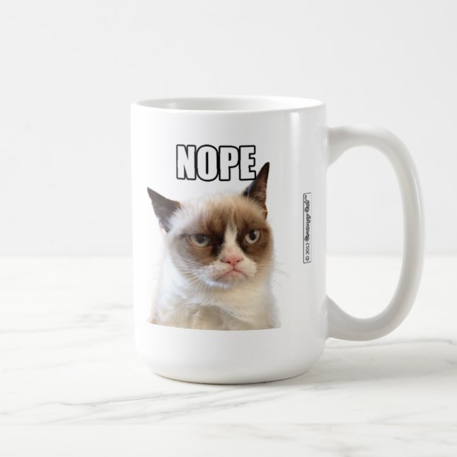 Grumpy Cat™ NOPE Mugg (Höger)