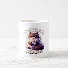 Grumpy Cat "Not Today, Human" Funny Coffee Mugg
