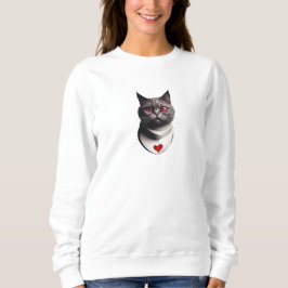 Grumpy Cat Shirt with Red Eyes & Heart Collar – Fu T Shirt