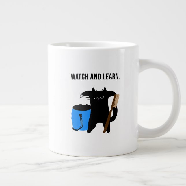 Grumpy Cat Teaches Climbing Collection Jumbo Mugg (Höger)