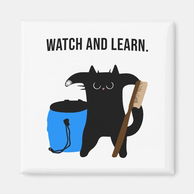 Grumpy Cat Teaches Climbing Collection Magnet (Framsidan)
