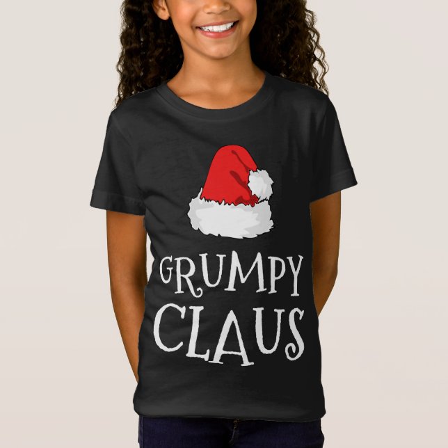 Grumpy Claus jul-familjen - matchning P T Shirt (Framsida)