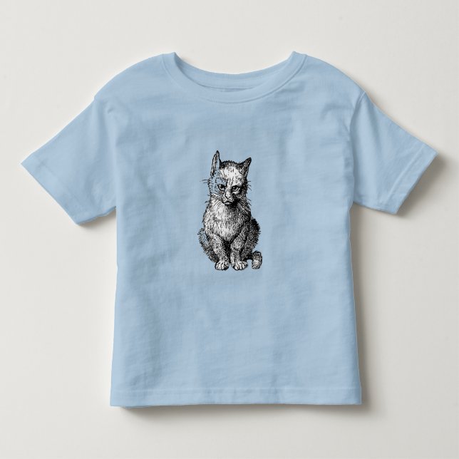 Grumpy Cute animal baby shirt T Shirt (Framsida)