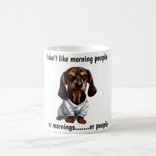 Grumpy Dachshund Kaffemugg