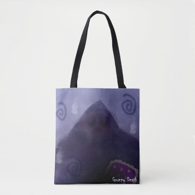 Grumpy Death Tote Bag Tygkasse (Framsida)