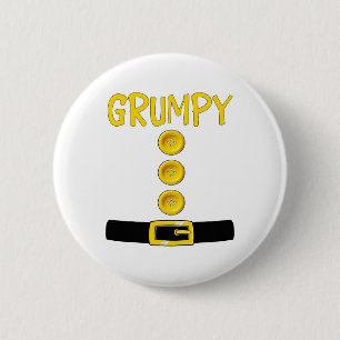 Grumpy Dwarf Halloween Costume Färg Matching Grum Knapp