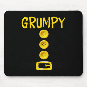 Grumpy Dwarf Halloween Costume Färg Matching Grum Musmatta