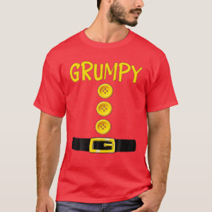 Grumpy Dwarf Halloween Costume Färg Matching Grum T Shirt