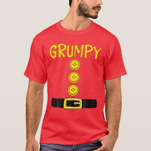 Grumpy Dwarf Halloween Costume Färg Matching Grum T Shirt
