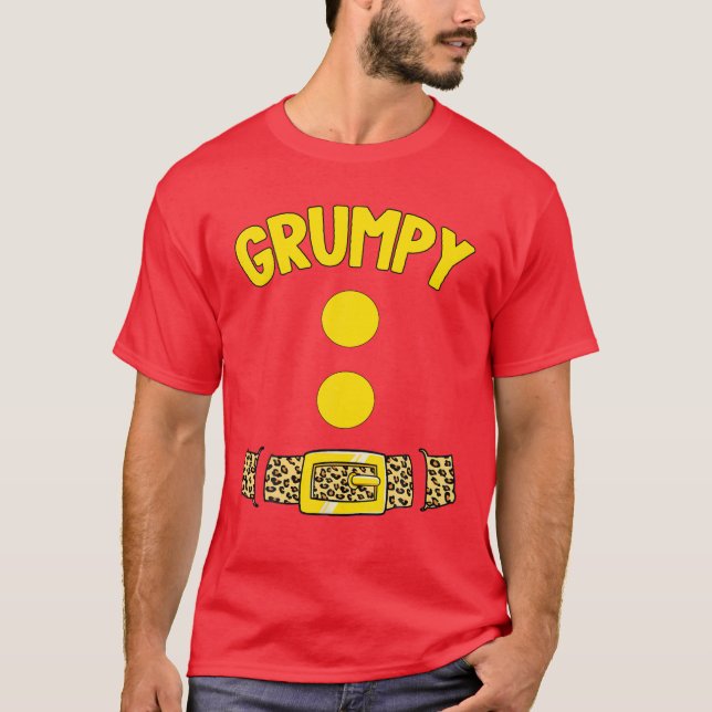 Grumpy Dwarf Halloween Costume Gifts Idea Grumpy L T Shirt (Framsida)