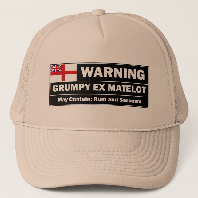 Grumpy Ex-Matelot Cap Keps (Framsida)