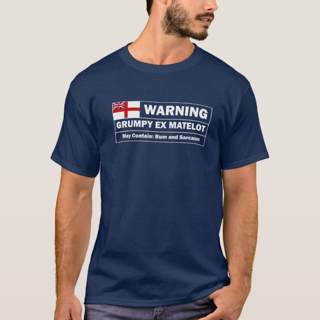 Grumpy ex Matelot Navy Blue T Shirt (Framsida)