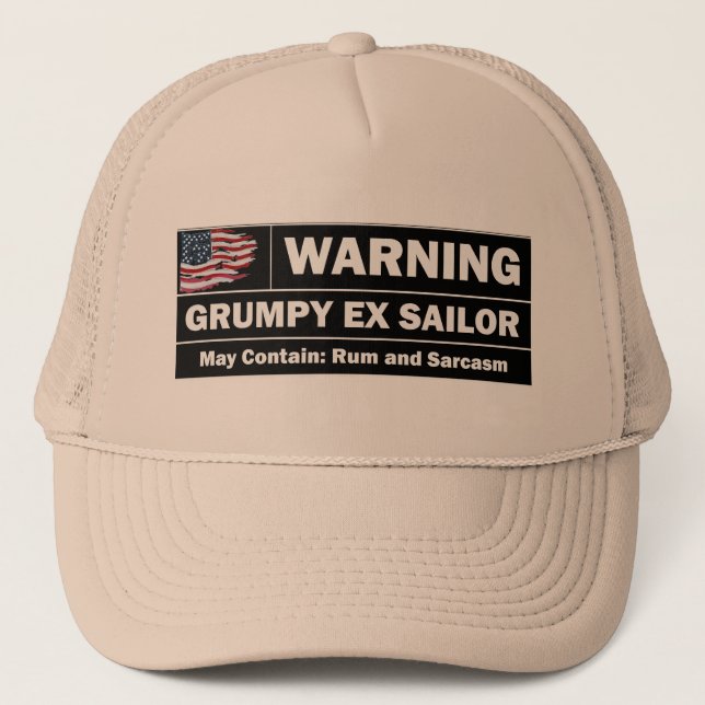 Grumpy Ex-Sailor Cap Keps (Framsida)