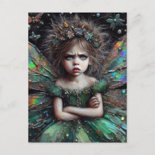 Grumpy Fairy Vykort
