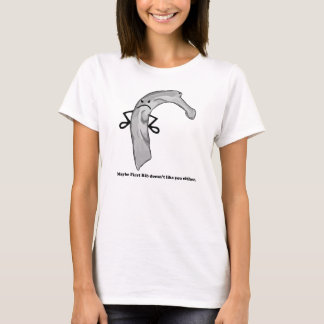 Grumpy första stödkvinna utslagsplats t-shirt