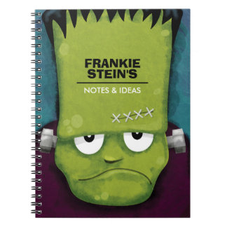 Grumpy Frankensteins monsterpersonlig Anteckningsbok Med Spiral