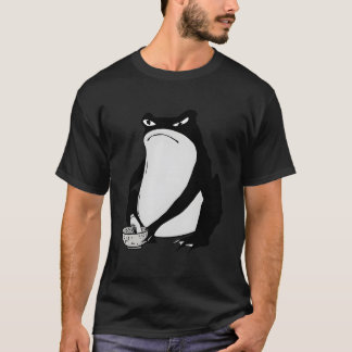 Grumpy Frog Drawing Japanese By Matsumoto Hoji T Shirt