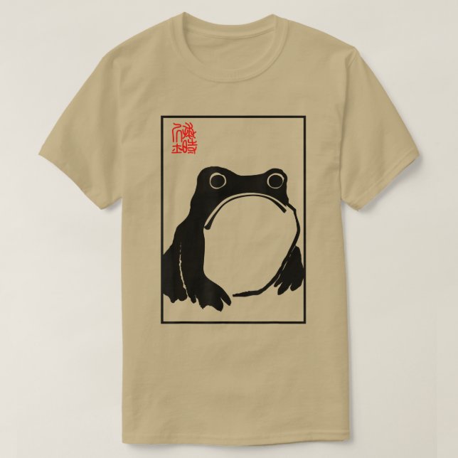 Grumpy Frog - Matsumoto Hoji T Shirt (Design framsida)