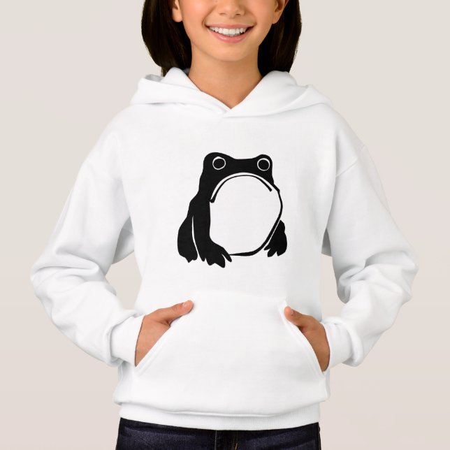 Grumpy Frog teckning japansk konst av Matsumoto Ho T Shirt (Framsida)