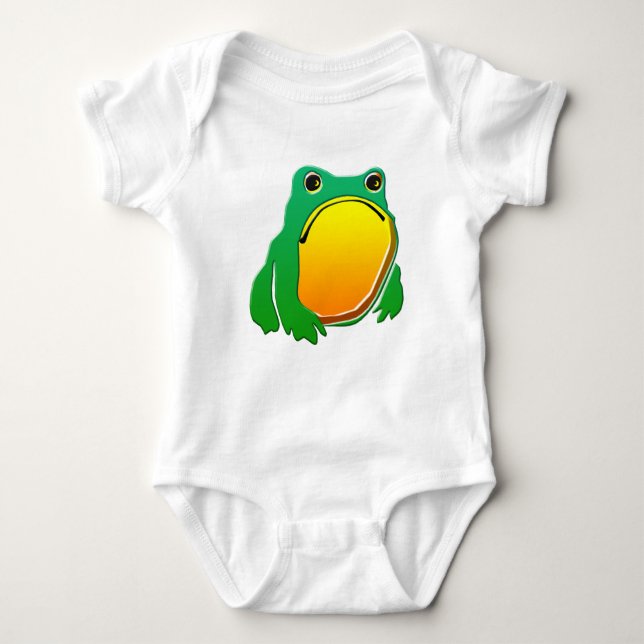 Grumpy Frog teckning japansk konst av Matsumoto Ho T Shirt (Framsida)