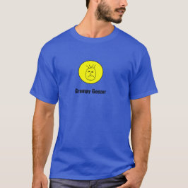 Grumpy Geezer-logotyp T Shirt