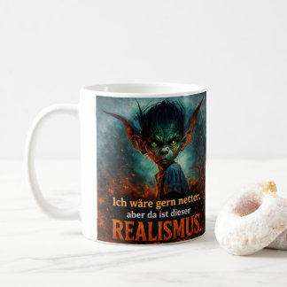 Grumpy Goblin Quote – Dark Humor Design Kaffemugg