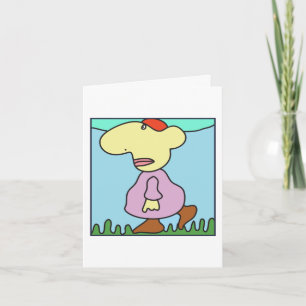 Grumpy Goes Walking Card från Denis Gaston Art Kort