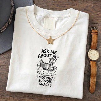 Grumpy Goose Roliga T-shirts Känslomässigt Stöd