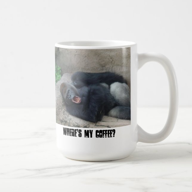 Grumpy gorilla kaffemugg (Höger)