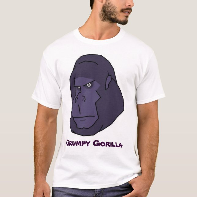 Grumpy gorilla t shirt (Framsida)