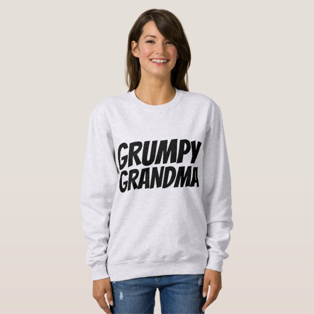 GRUMPY GRANDMA Funny T-shirts (Hel framsida)