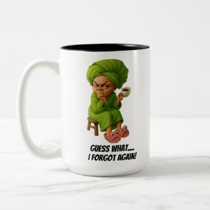 Grumpy Grandma "Gissa vad.. jag glömde igen" Mugg