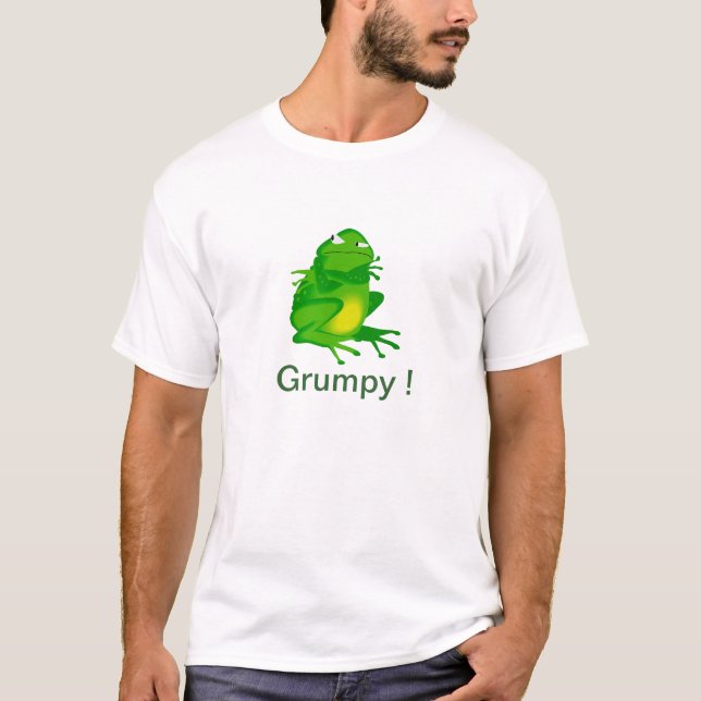 Grumpy grodamanar t-skjorta t shirt (Framsida)