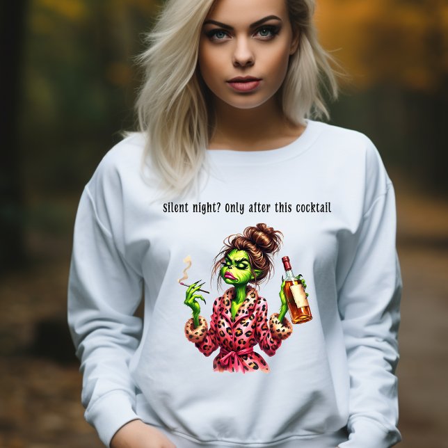 Grumpy Grönt Hårig Women Kärlek Cocktails T Shirt (Skapare uppladdad)