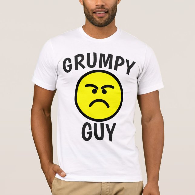 GRUMPY GUY MANAR-SHIRTS T SHIRT (Framsida)