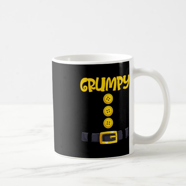 Grumpy Halloween Dwarf Costume Färg Matching Kaffemugg (Höger)