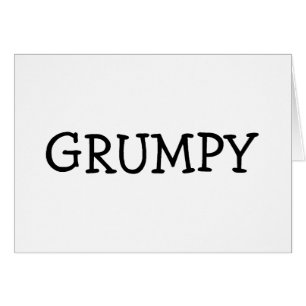 Grumpy Hälsningskort