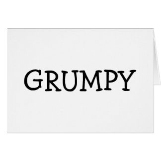 Grumpy Hälsningskort