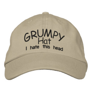 Grumpy HAT Broderad Keps