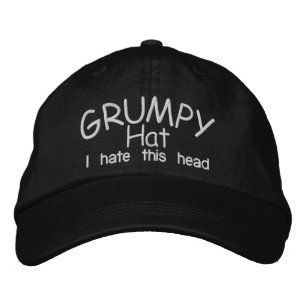 Grumpy HAT Broderad Keps