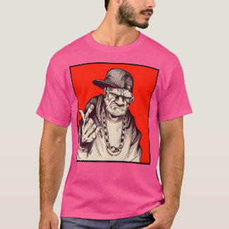 Grumpy Hip hop Grandpa T Shirt